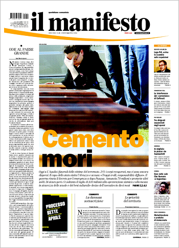 Il Manifesto Venerdì 10/04/2009