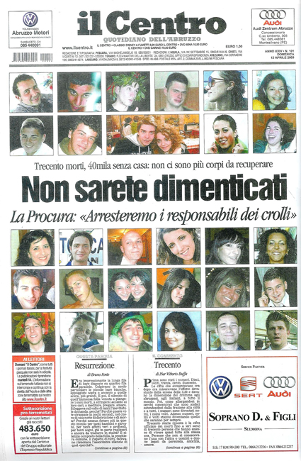 Il Centro Domenica 12/04/2009