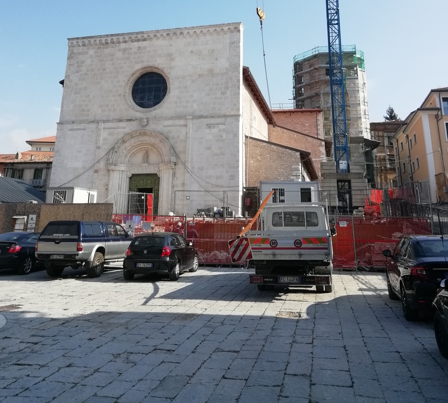 Chiesa di S.Pietro dopo il terremoto Aprile 2018