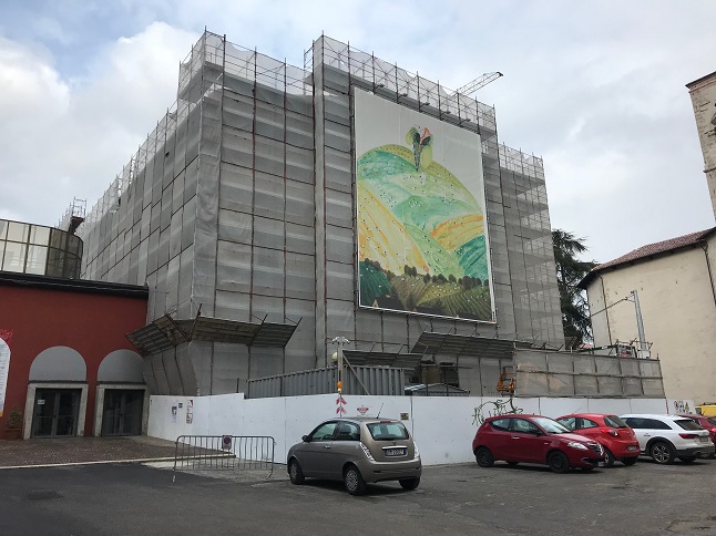 Teatro comunale dopo il terremoto Aprile 2018