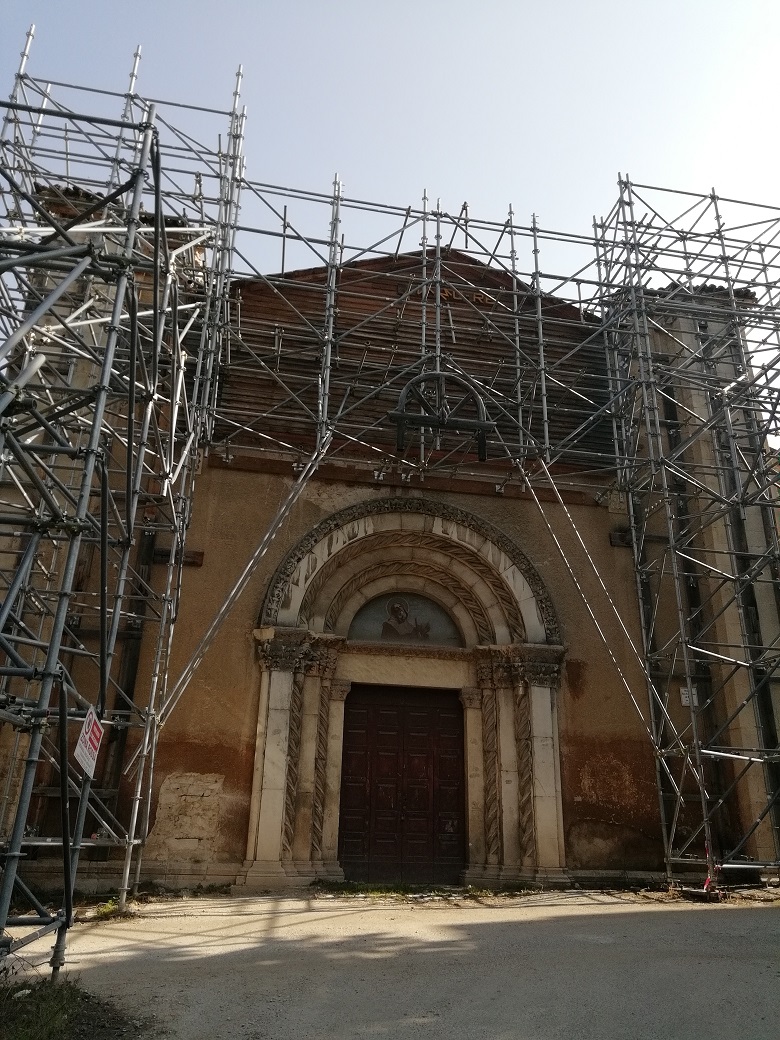 Chiesa S.Francesco di Paola dopo il terremoto Aprile 2018