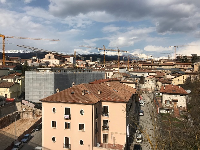 Panoramica dal ponte Belvedere , sullo sfondo la chiesa di S.Domenico Aprile 2018