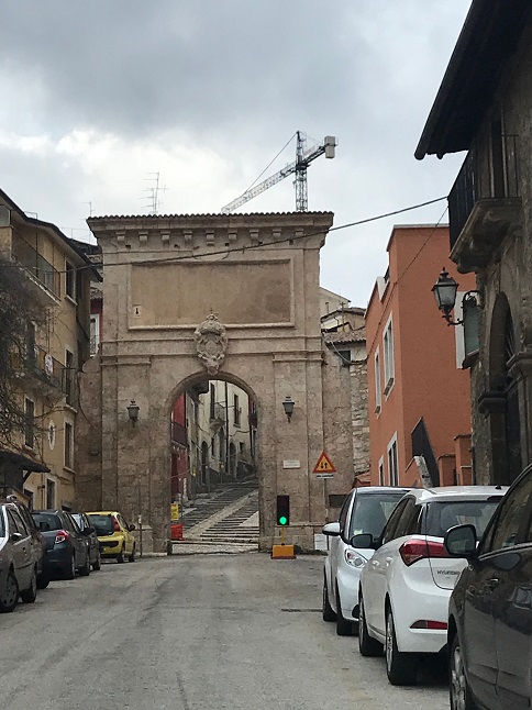 Porta Bazzano dopo il terremoto Aprile 2018
