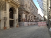 Portici del corso VIttorio Emanuele II dopo il terremoto Aprile 2014