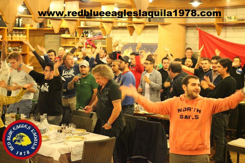 Cena celebrativa 35 anni Red Blue Eagles L\'Aquila 1978 Venerdi 11 Ottobre 2013