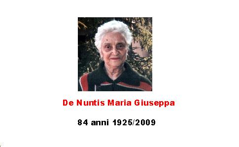 De Nuntis Maria Giuseppa