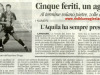 Scontri tra aquilani e lancianesi e tra aquilani e polizia in Lanciano-L'Aquila 28-10-2001 serie C1