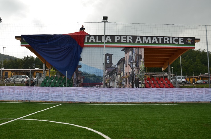 Venerdi 21 Settembre 2018: inaugurazione progetto "Ultras d'Italia per Amatrice"