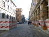 Portici del corso VIttorio Emanuele II dopo il terremoto Aprile 2013