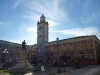 Piazza Palazzo, sullo sfondo il palazzo comunale Regina Margherita e la torre civica Aprile 2013