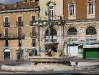 Fontana in Piazza Duomo prima del terremoto