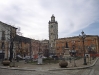 Piazza Palazzo,sullo sfondo il palazzo comunale Regina Margherita e la torre civica dopo il terremoto Aprile 2012