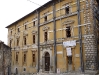 Università dell\'Aquila Palazzo Carli (facoltà di lettere) dopo il terromoto centro storico Via Cascina  Aprile 2012