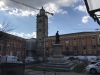Piazza Palazzo, sullo sfondo il palazzo comunale Regina Margherita e la torre civica Aprile 2017