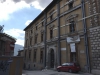 Università dell'Aquila Palazzo Carli  (facoltà di lettere) in centro storico in Via Cascina dopo il terremoto Aprile 2017