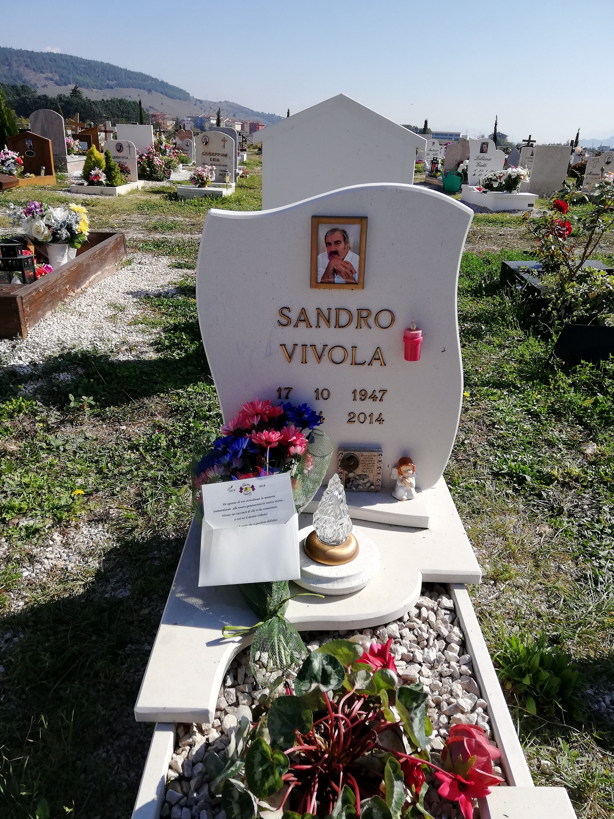 In memoria di Sandro Vivola  Sabato 20 Ottobre 2018 in occasione dei 40 anni Red Blue Eagles L'Aquila 1978