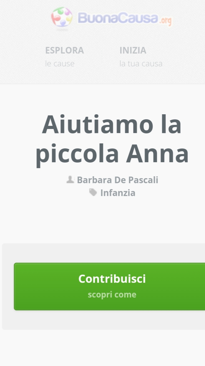 Donati di persona a mamma Barbara 1.000€ per contribuire all'acquisto di un'autovettura per il trasporto di Anna, bambina di 9 anni affetta da una rara malattia genetica. 30-6-2019