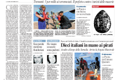 Corriere della sera Domenica 12/04/2009