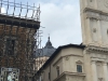 Particolare della cupola e del campanile della Basilica di S. Bernardino dopo il terremoto Aprile 2018