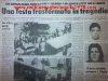 Ritaglio dei giornali dell'epoca inerenti l'incidente di Sulmona