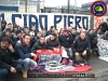 Chieti-L\'Aquila fuori lo stadio insieme ai fratelli teatini in ricordo di Piero