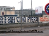 Chieti-L\'Aquila fuori lo stadio insieme ai fratelli teatini in ricordo di Piero 