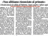 Sassaiola contro il pullman dei tifosi ospiti al termine di L'Aquila-Fermana serie C1 26-02-2001