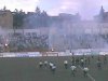 Invasione ai distinti con lancio di torce e oggetti in L'Aquila-Messina 29-04-2001 serie C1