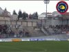 Scontri dentro lo stadio. Lancio di torce e bombe carta con ferimento di 3 poliziotti in L'Aquila-Sambenedettese 15 Dicembre 2002 serie C1