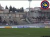 Scontri dentro lo stadio. Lancio di torce e bombe carta con ferimento di 3 poliziotti in L'Aquila-Sambenedettese 15 Dicembre 2002 serie C1