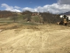 Area di Collemagrone, alle porte di Amatrice, prima dell'inizio dei lavori di costruzione dei campi polivalenti e della tribuna