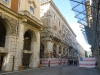 Portici del corso VIttorio Emanuele II dopo il terremoto Aprile 2013