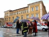 Scuola elementare De Amicis situata in centro storico prima del terremoto