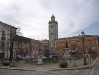 Piazza Palazzo,sullo sfondo il palazzo comunale Regina Margherita e la torre civica dopo il terremoto Aprile 2012 