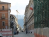 Portici del corso VIttorio Emanuele II dopo il terremoto Aprile 2015