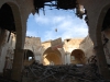 Interno della Basilica di S. Maria di Collemaggio dopo il terremoto