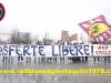Red Blue Eagles L\'Aquila 1978 a Pontedera insieme agli Ultras Granata Pontedera 1979 uniti nel ricordo di Nicola Mezzacappa e nel protestare all\'esterno dello stadio contro la tessera del tifoso!  
