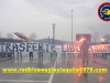 Red Blue Eagles L\'Aquila 1978 a Pontedera insieme agli Ultras Granata Pontedera 1979 uniti nel ricordo di Nicola Mezzacappa e nel protestare all\'esterno dello stadio contro la tessera del tifoso!  