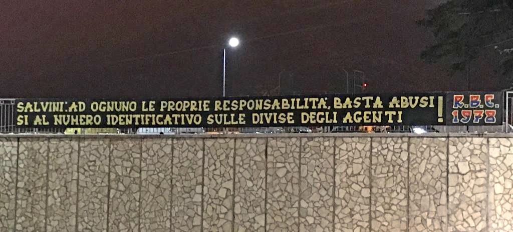 Salvini: ad ognuno le proprie responsabilità, basta abusi si al numero identificativo sulle divise degli agenti! 5/1/19