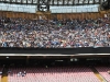 Curva A Napoli, striscione nero in segno di lutto