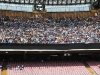 Curva A Napoli, striscione nero in segno di lutto